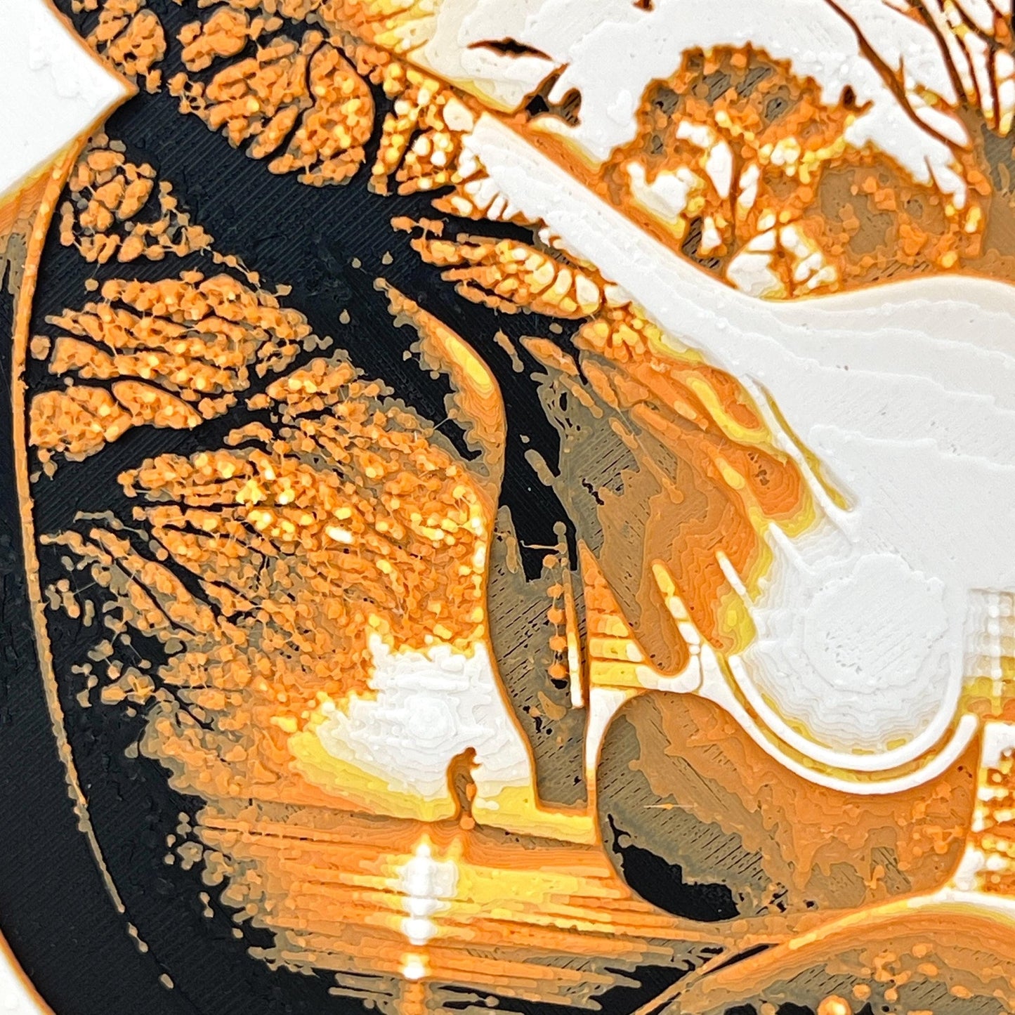 Sunset Serenade Wall Art, Acoustic Guitar Sunset Silhouette, Nature Guitar Art
