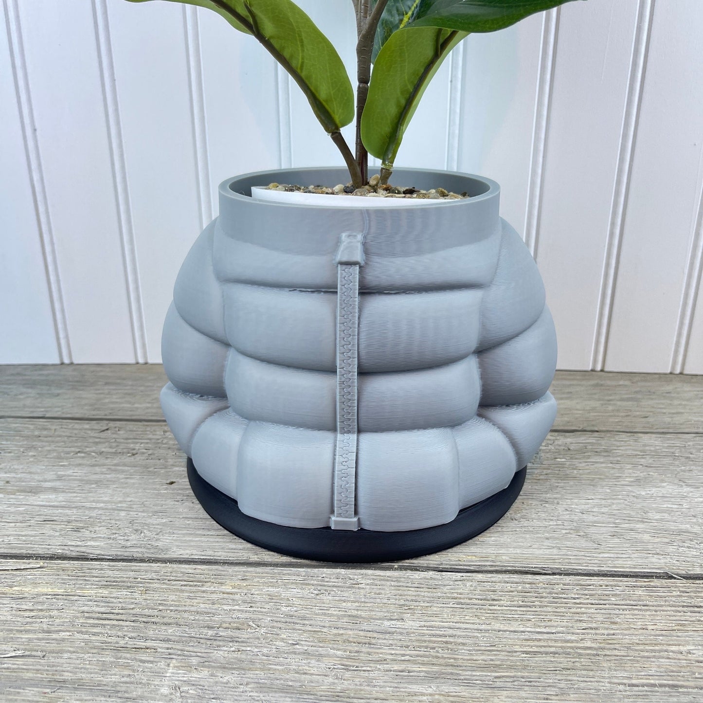 Quirky Puffy Jacket Planter Pot, Inflated Jacket Flower Pot, Planter, Fun Unique Deign, Multiple Colors Available