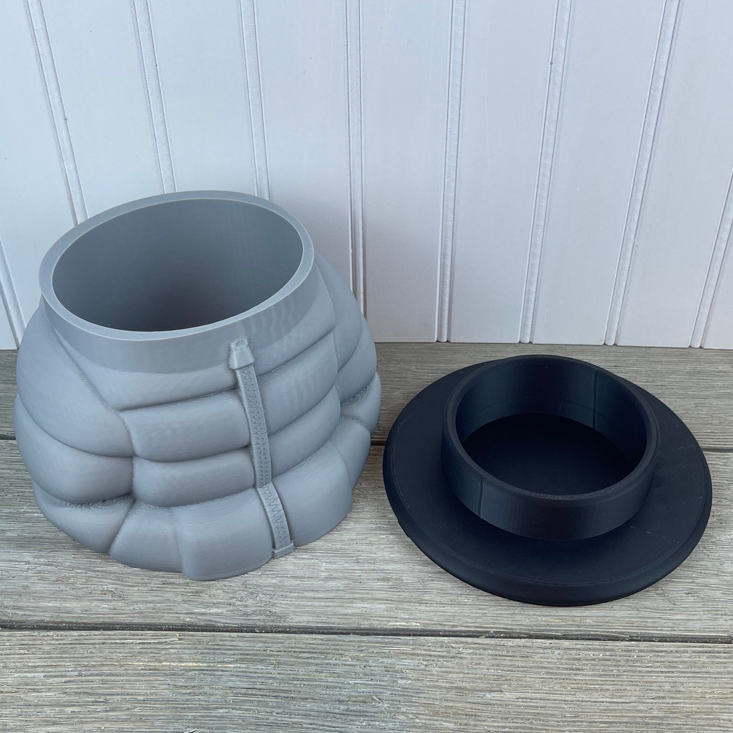 Quirky Puffy Jacket Planter Pot, Inflated Jacket Flower Pot, Planter, Fun Unique Deign, Multiple Colors Available