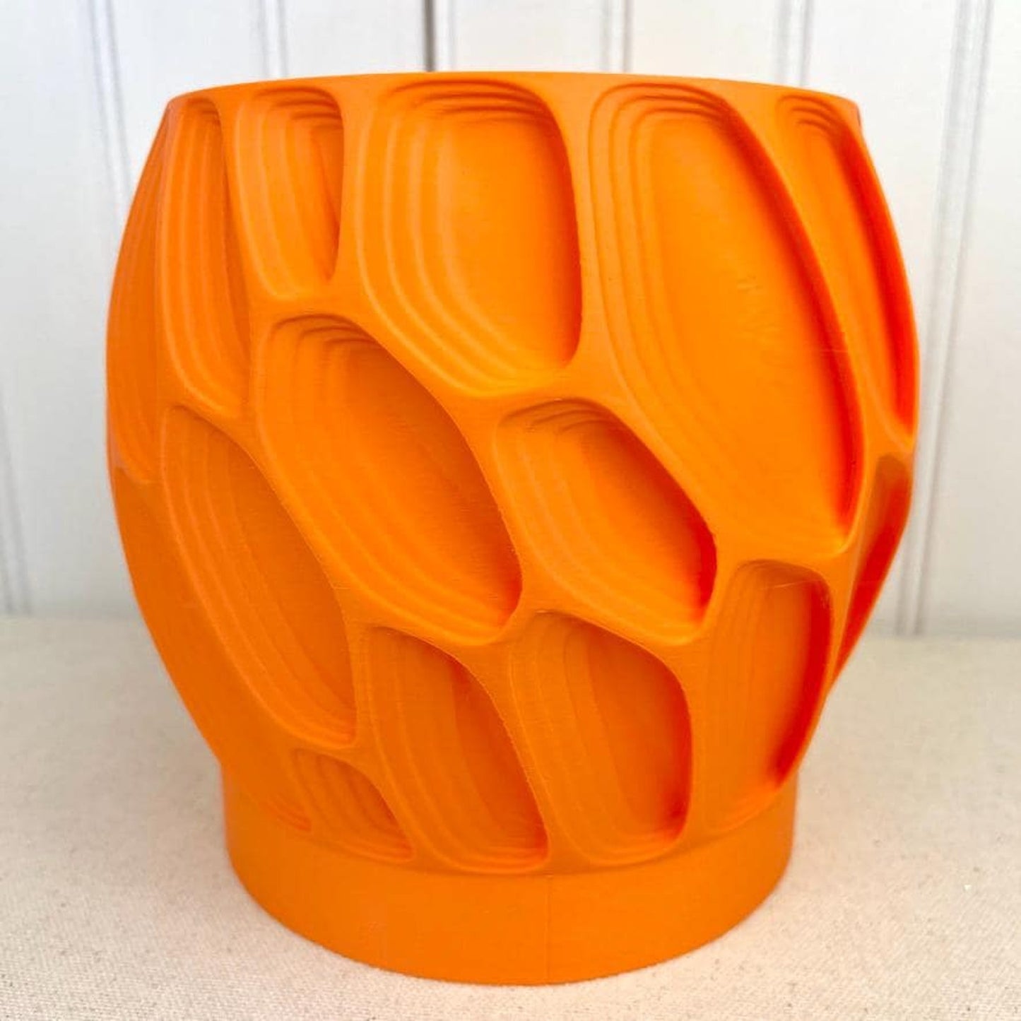 Ringo Planter Pot: Modern Geometric Planter, Indoor Flower Pot, Tabletop Planter, Organic Texture