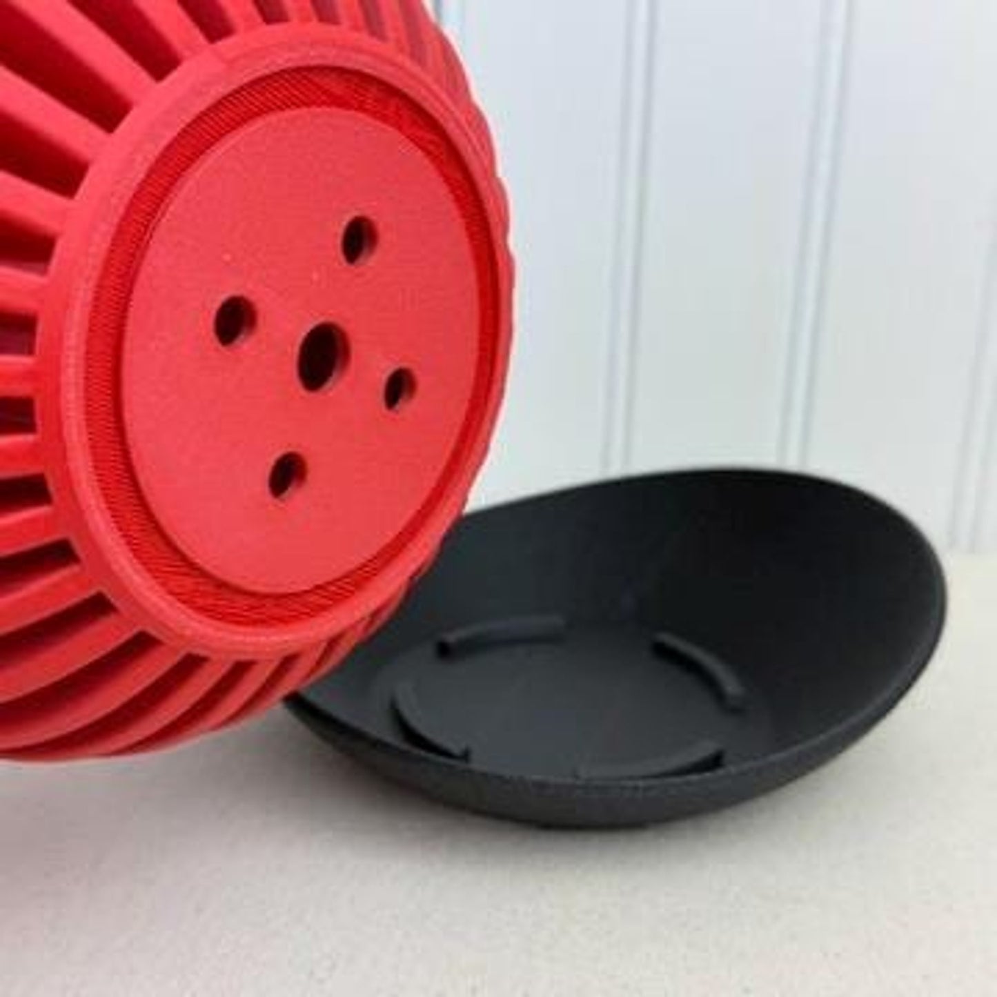 The Surge Planter, Indoor Flower Pot, Tabletop Planter, Wave Pattern