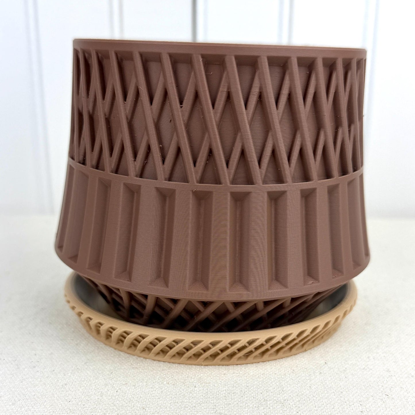 The Axon Planter, Indoor Flower Pot, Tabletop Planter, Layered Design