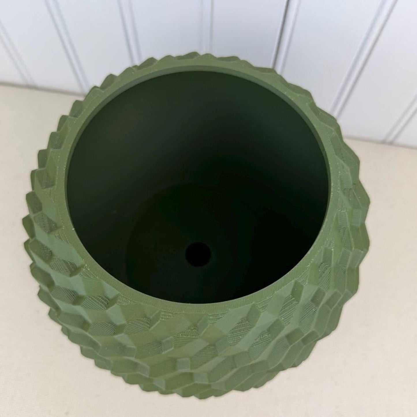 The Cobble Planter, Indoor Flower Pot, Tabletop Planter, Geometric Pattern