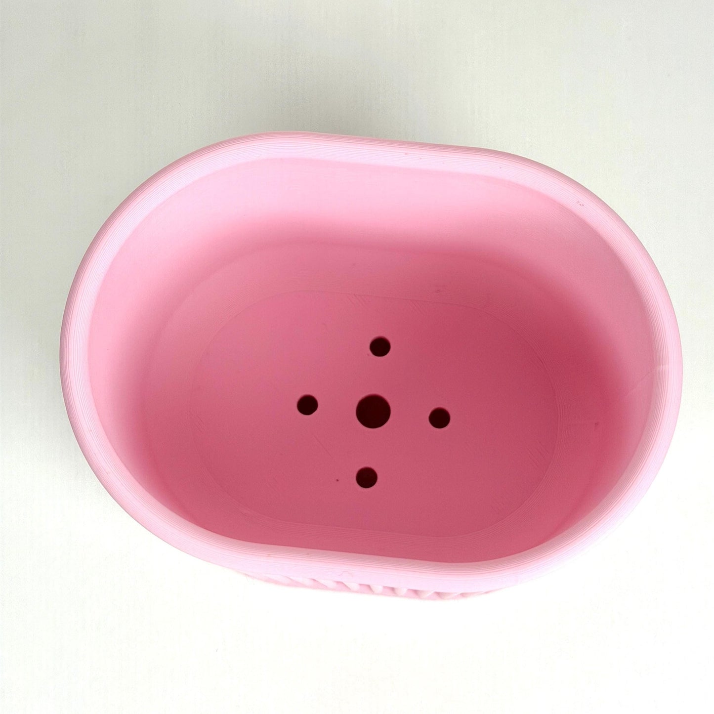 Nisa Planter Small, Indoor Flower Pot, Tabletop Planter, Ribbed Design, Minimalist Style
