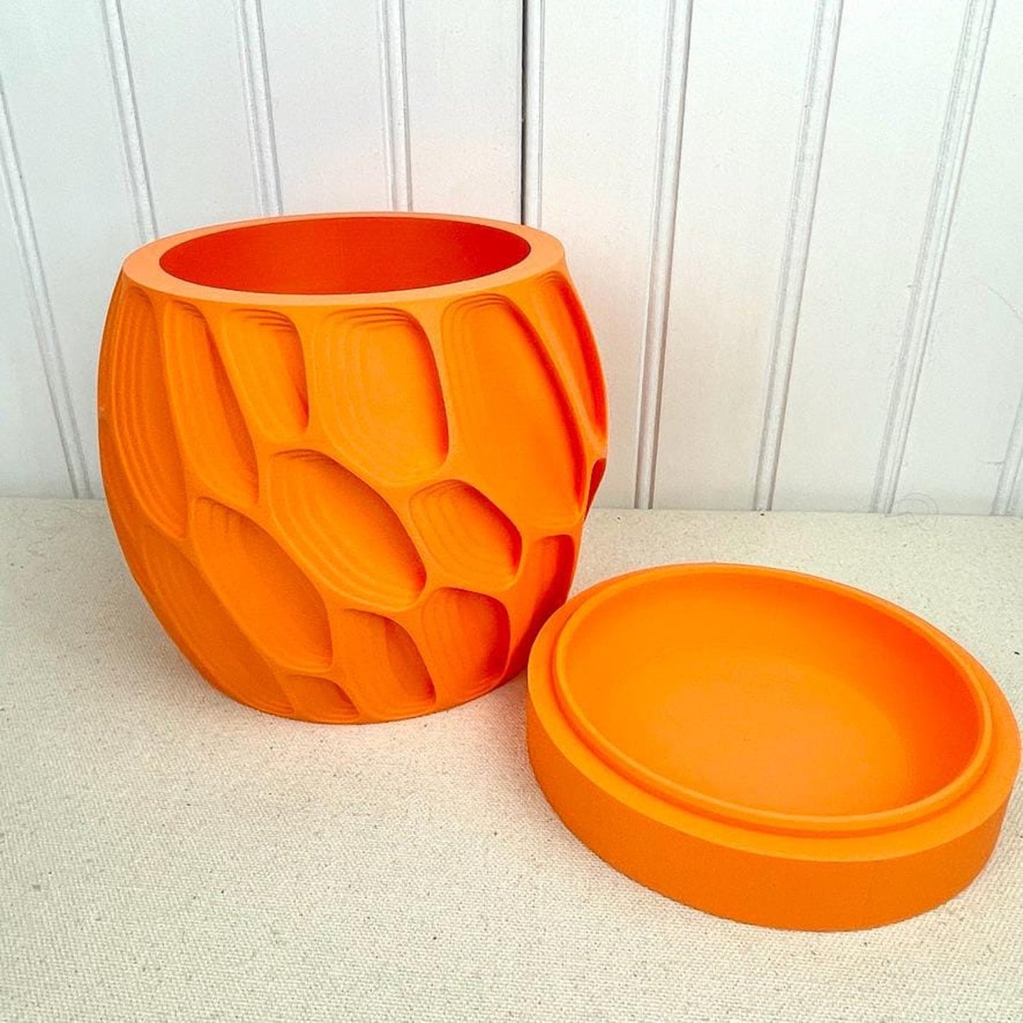 Ringo Planter Pot: Modern Geometric Planter, Indoor Flower Pot, Tabletop Planter, Organic Texture