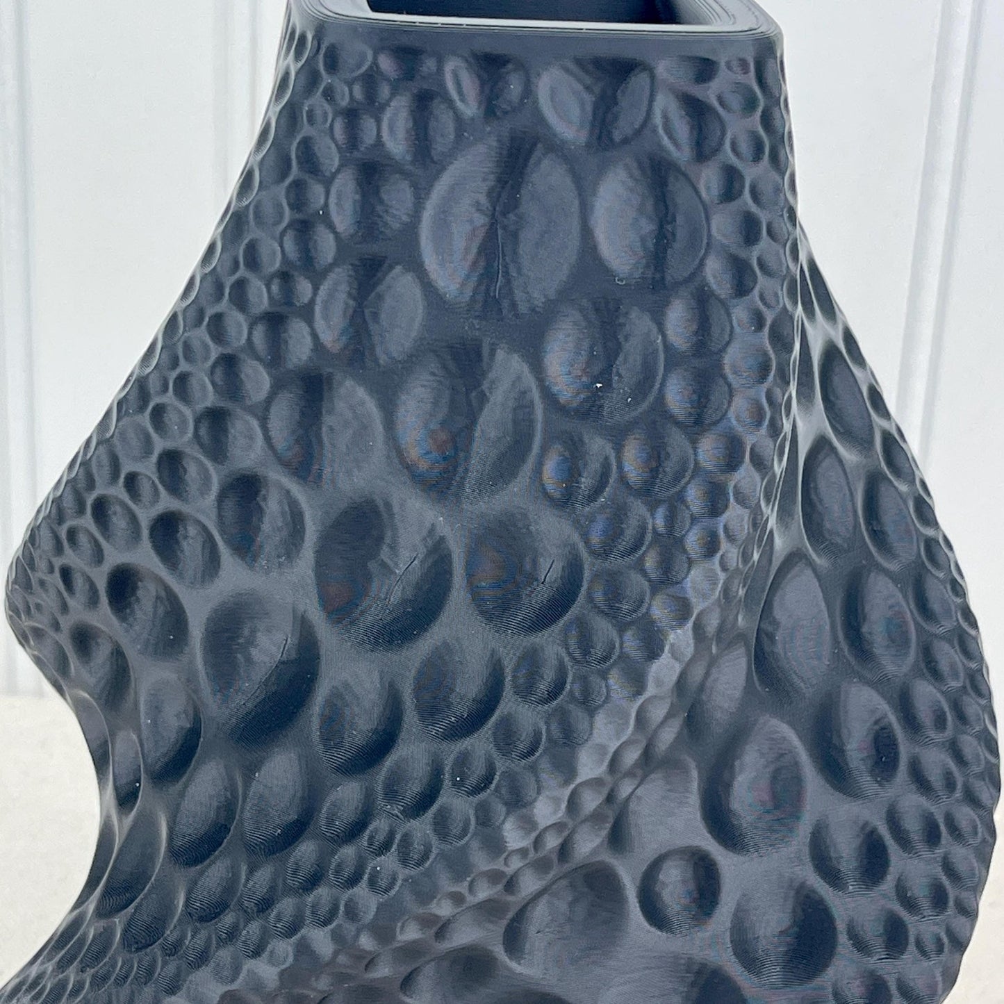 Sculptural Textured Vase: Moon Vase, Twisted Vase