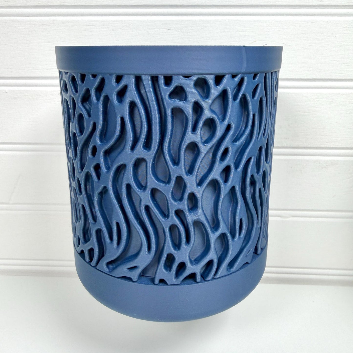 Grove Wall Hanging Planter, Indoor Plant Pot, Screw On Drip Tray, Geometric Design