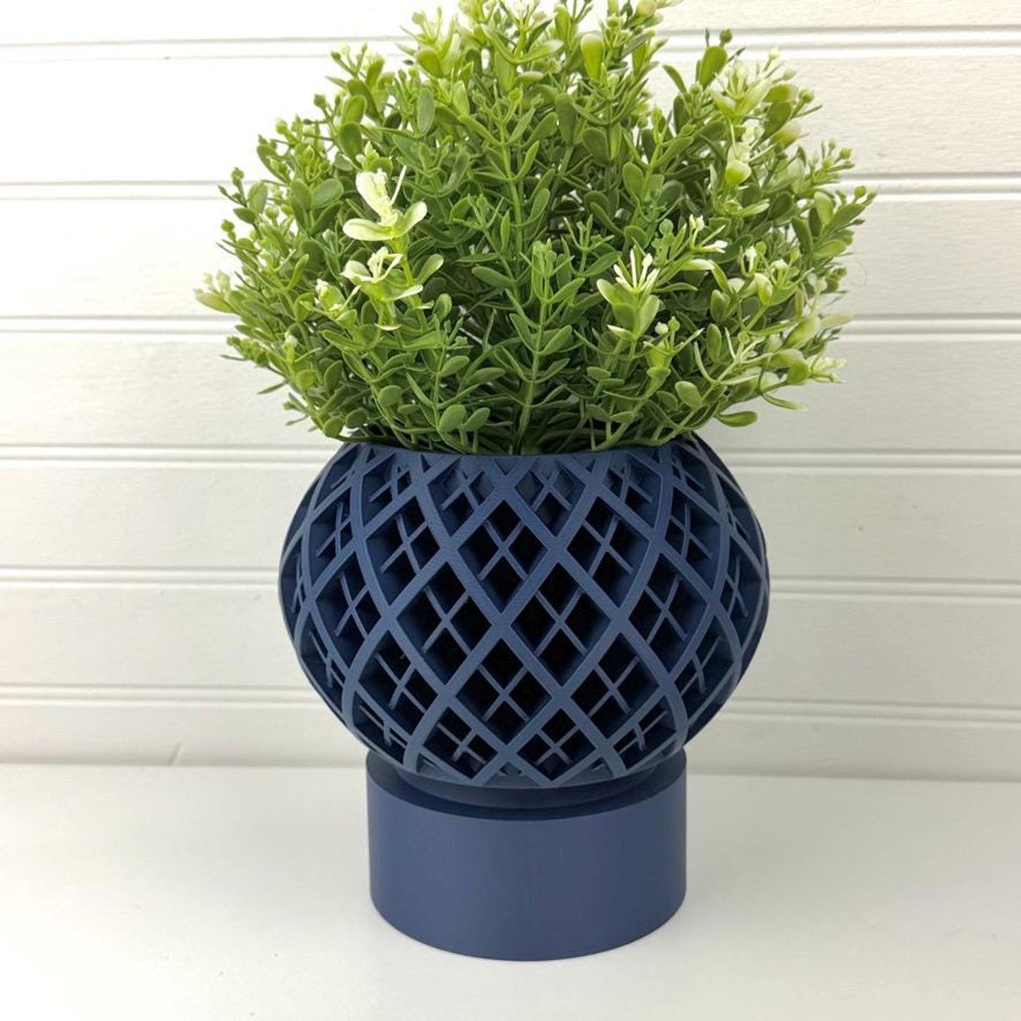 Planter Pot 004, Indoor Plant Pot, Tabletop Planter, Hourglass Inspired