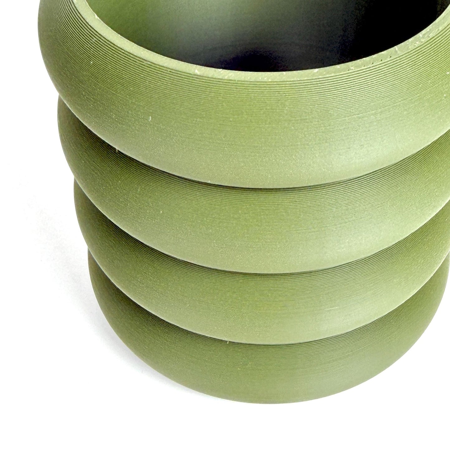 Fluxo Planter, Indoor Flower Pot, Tabletop Planter, Stacked Design, Geometric Aesthetic