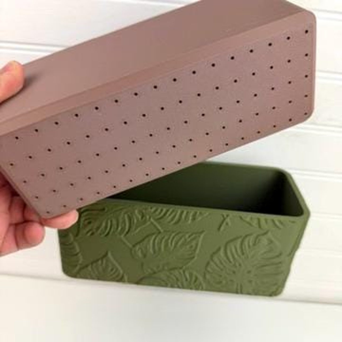 Monstera Wall Planter, Indoor Hanging Plant Pot, Monstera Leaf Design
