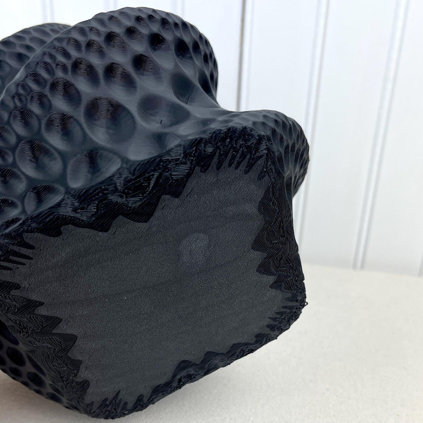 Sculptural Textured Vase: Moon Vase, Twisted Vase