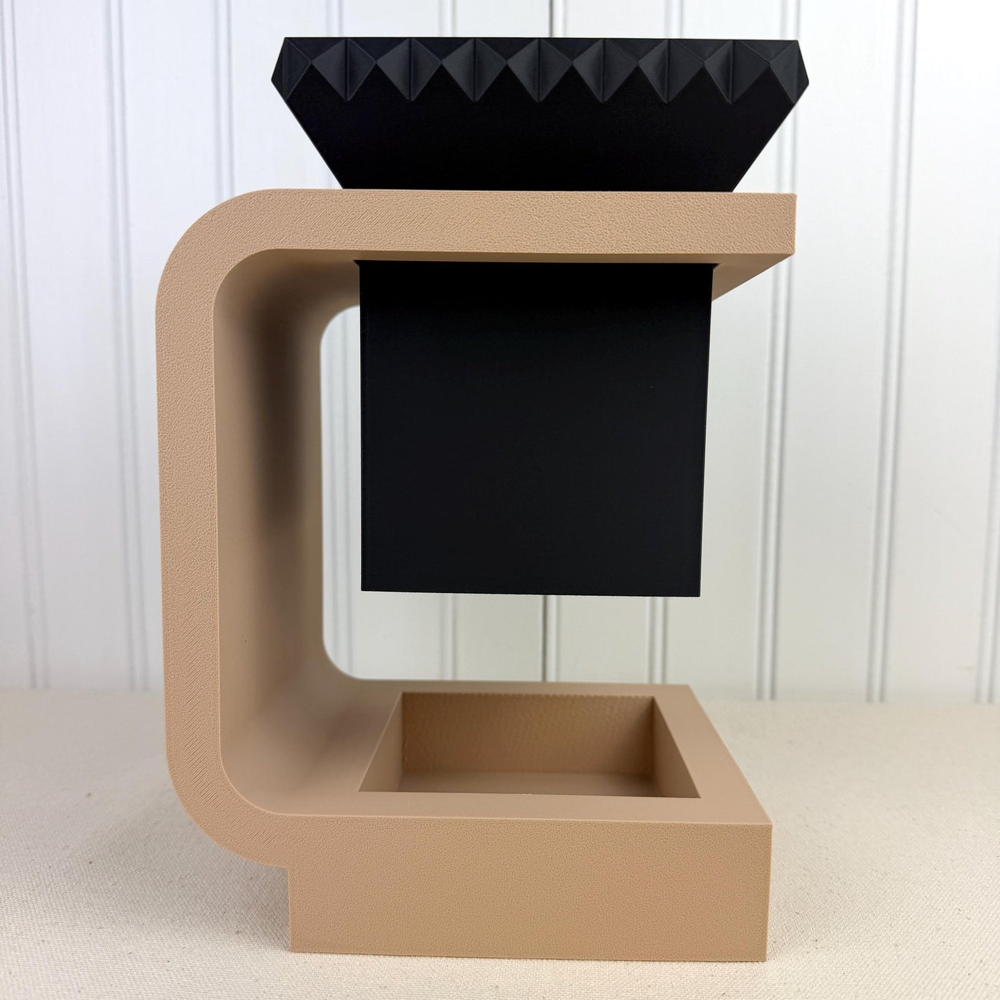 The Daka Planter 02, Indoor Tabletop Planter, Flower Pot with Drainage Hole and Stand, Houseplants