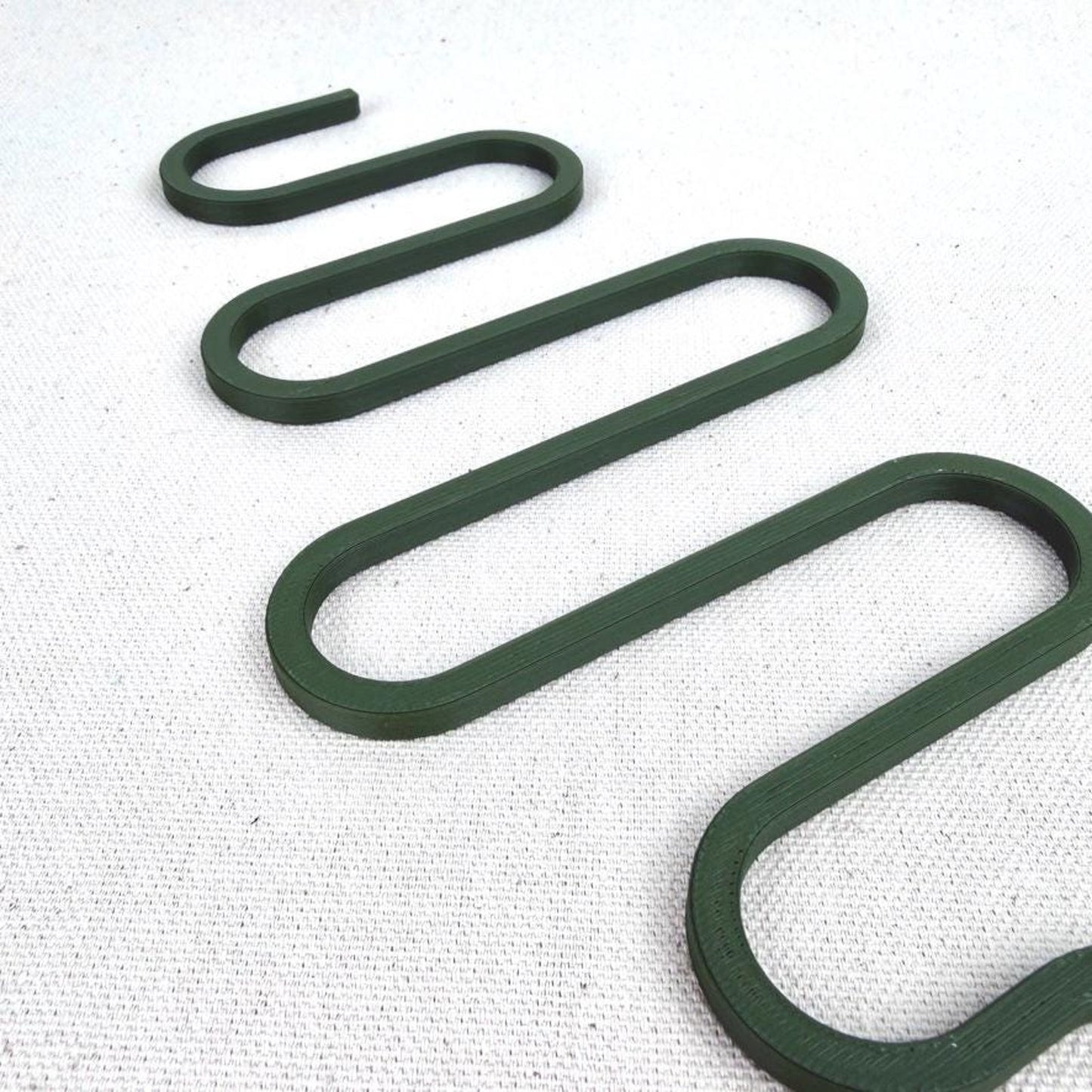 Squiggle Shaped Plant Trellis, Plant Support, Indoor Garden Decor, 12.375" tall