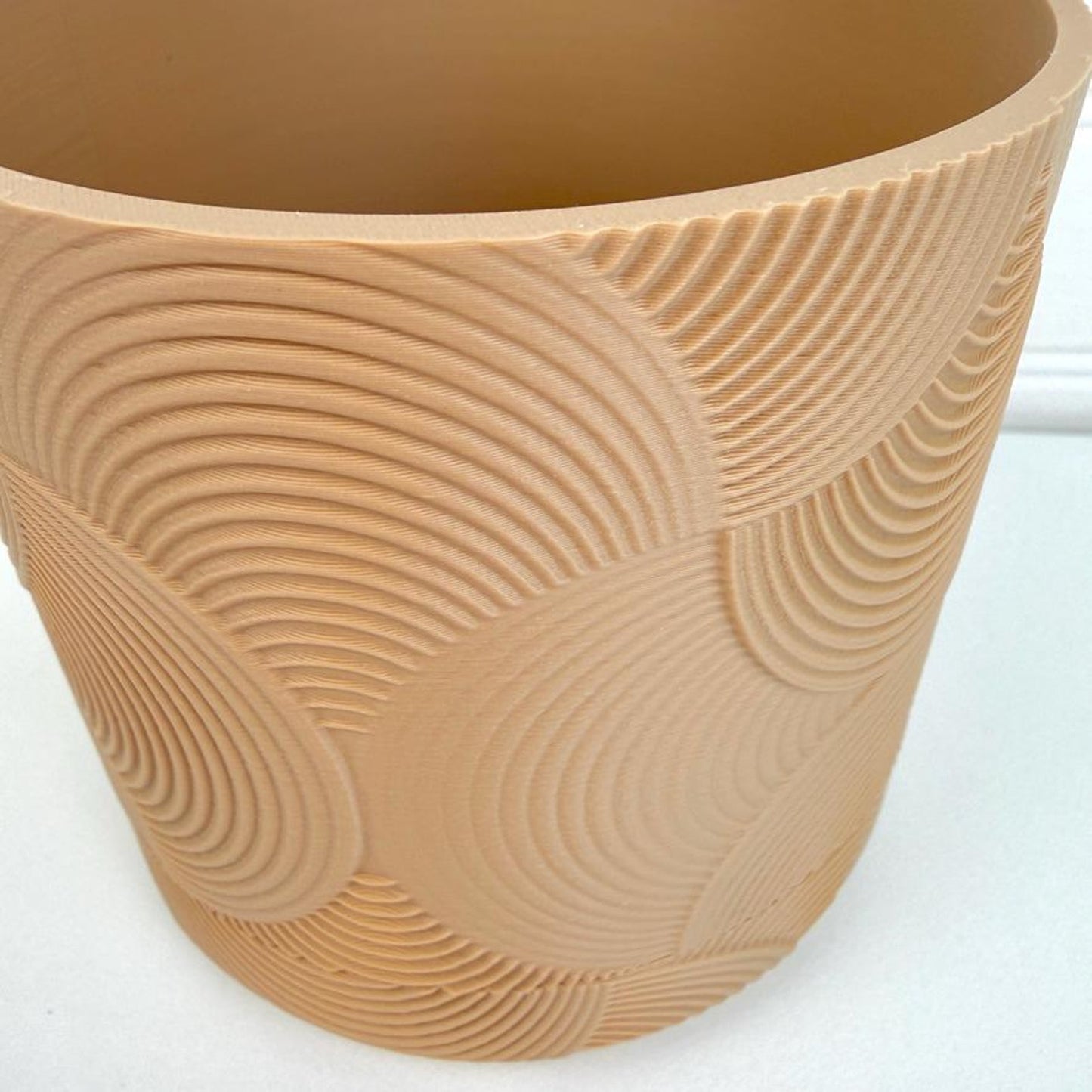 Boho Desktop Planter, Indoor Plant Pot, Tabletop Planter, Arch Design, Art Deco Style