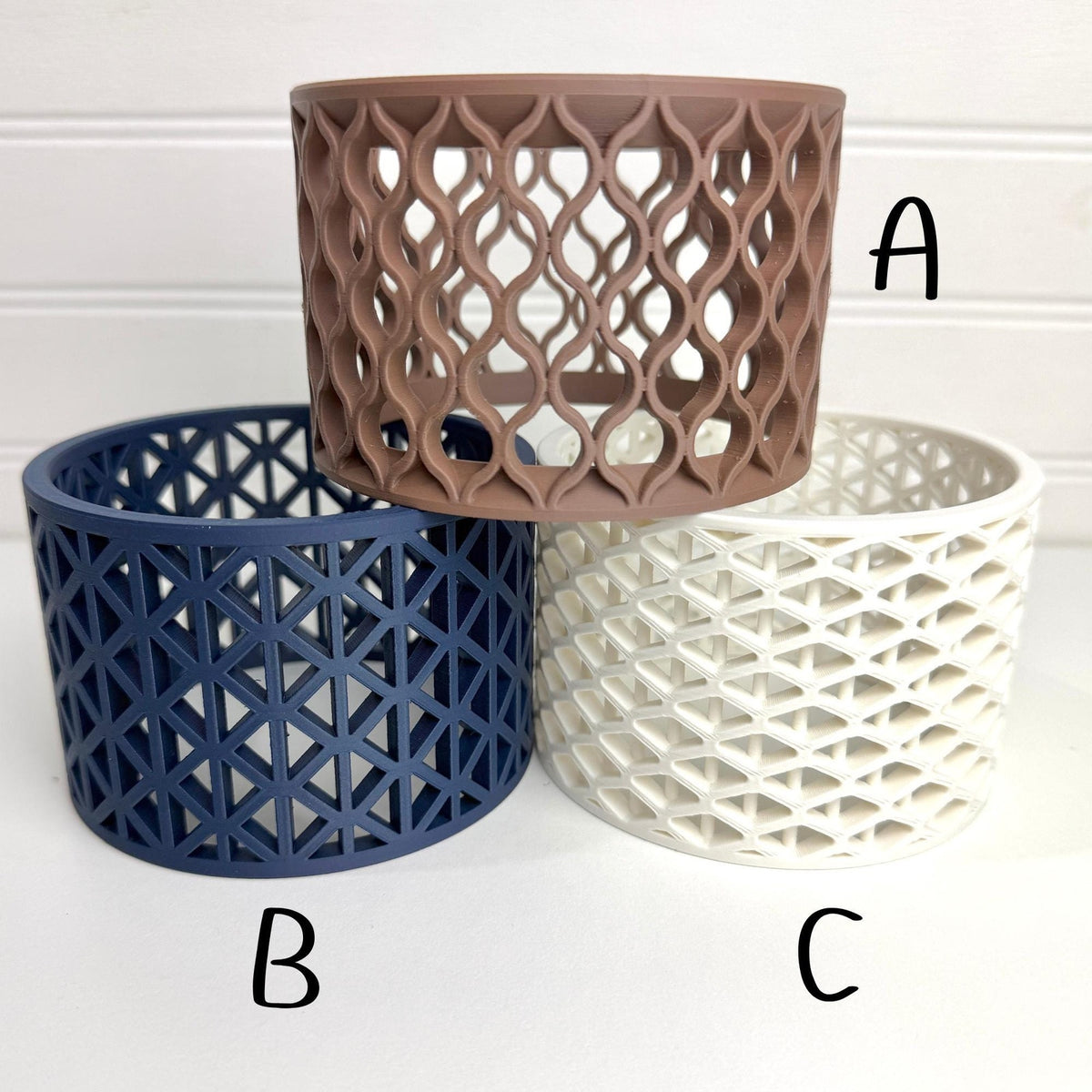 Synora Cachepot, Cachepot Planter, Indoor Tabletop Plant Pot, Interchangeable Sleeves
