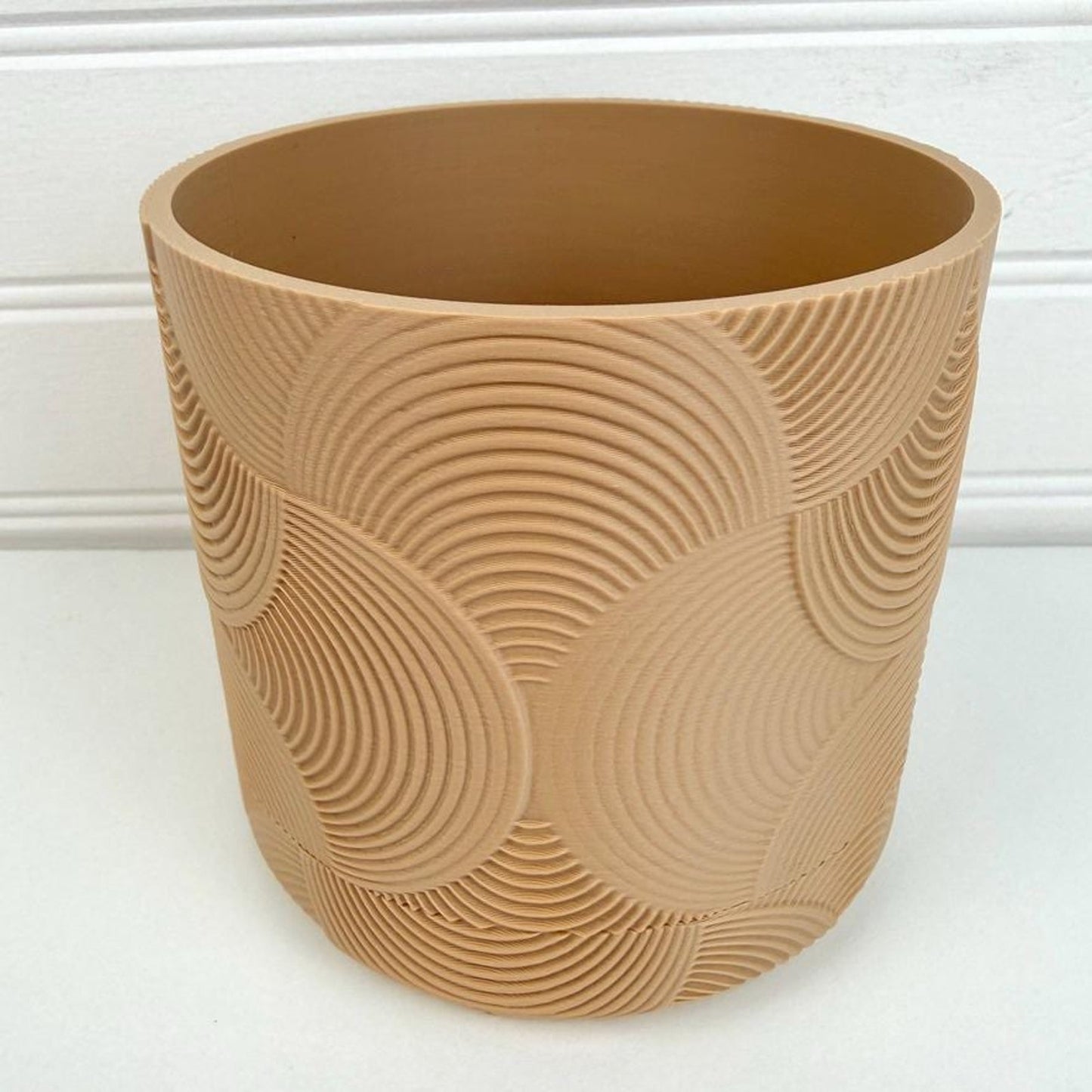 Boho Desktop Planter, Indoor Plant Pot, Tabletop Planter, Arch Design, Art Deco Style