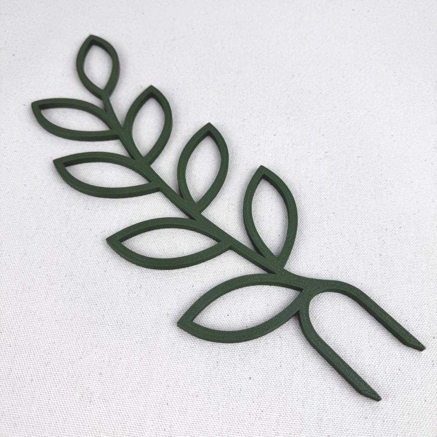 Leaf Shaped Modern Plant Trellis, Plant Support, Indoor Garden Decor, 12.375" tall