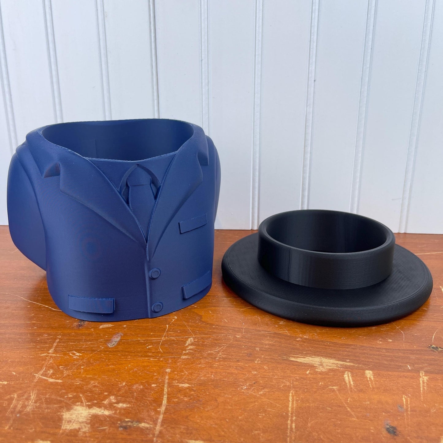 Suit Coat Indoor Planter Pot, Men’s Suit Flower Pot, Tabletop Planter