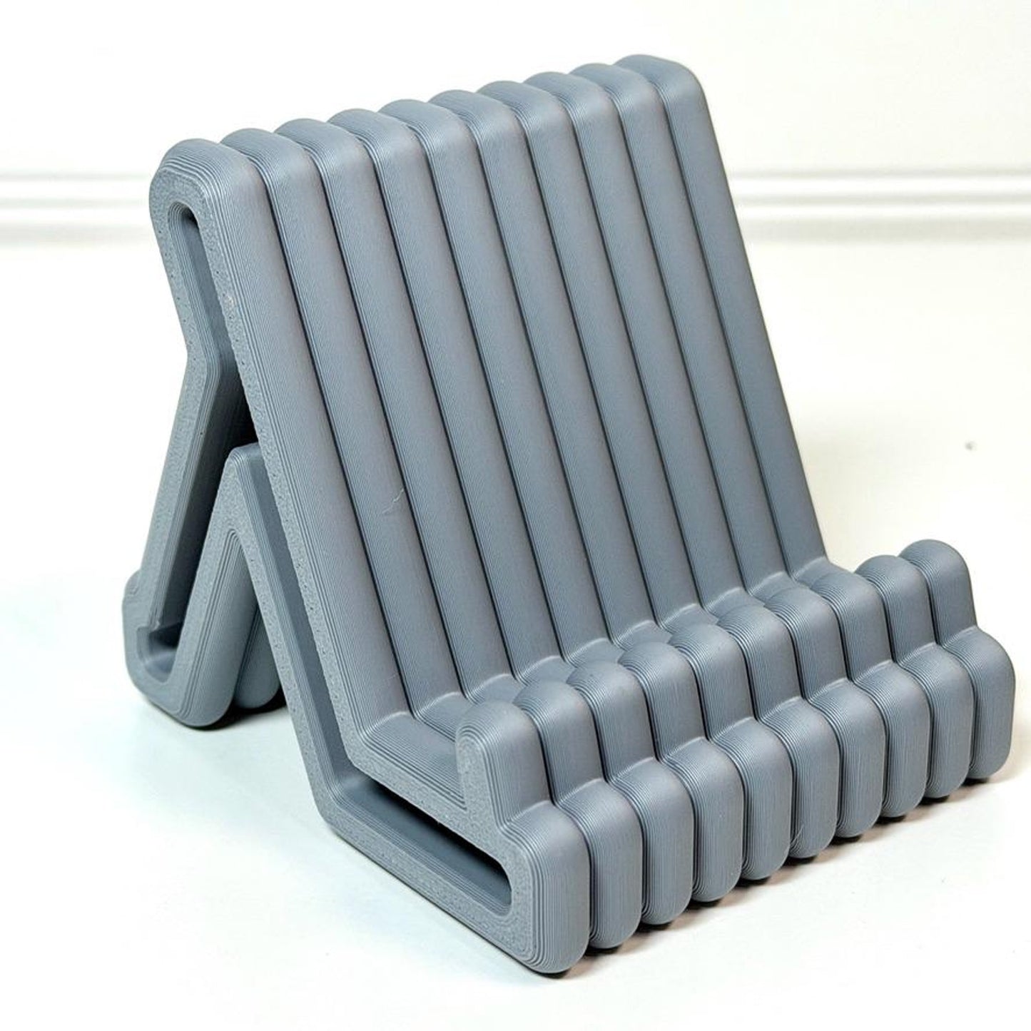 Flow Phone Stand, Smartphone Holder, Desk & Beside Stand, Tech Accessory, Homeware