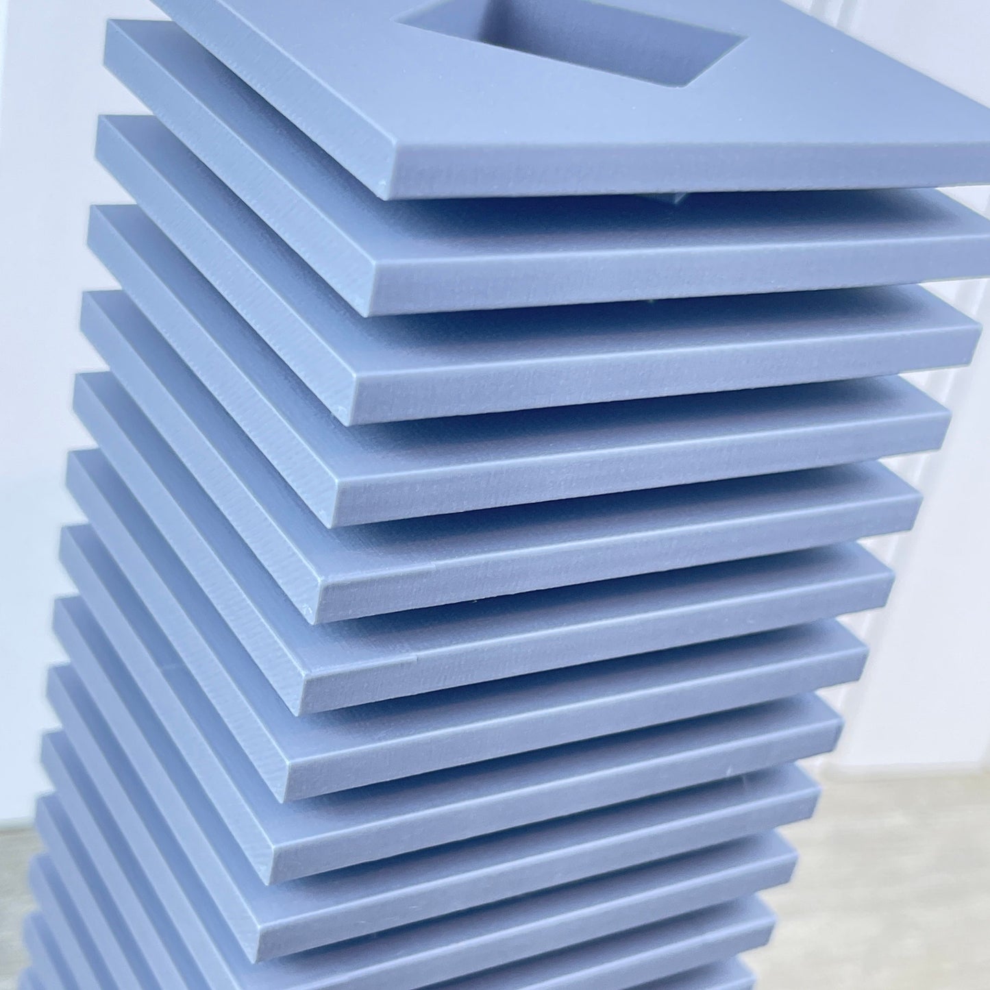 Unique Stacked Vase, The Nado Vase, Flower Vase, Wavy Design, Dried Flowers, Modern Home Decor, 8”, Eco-Friendly
