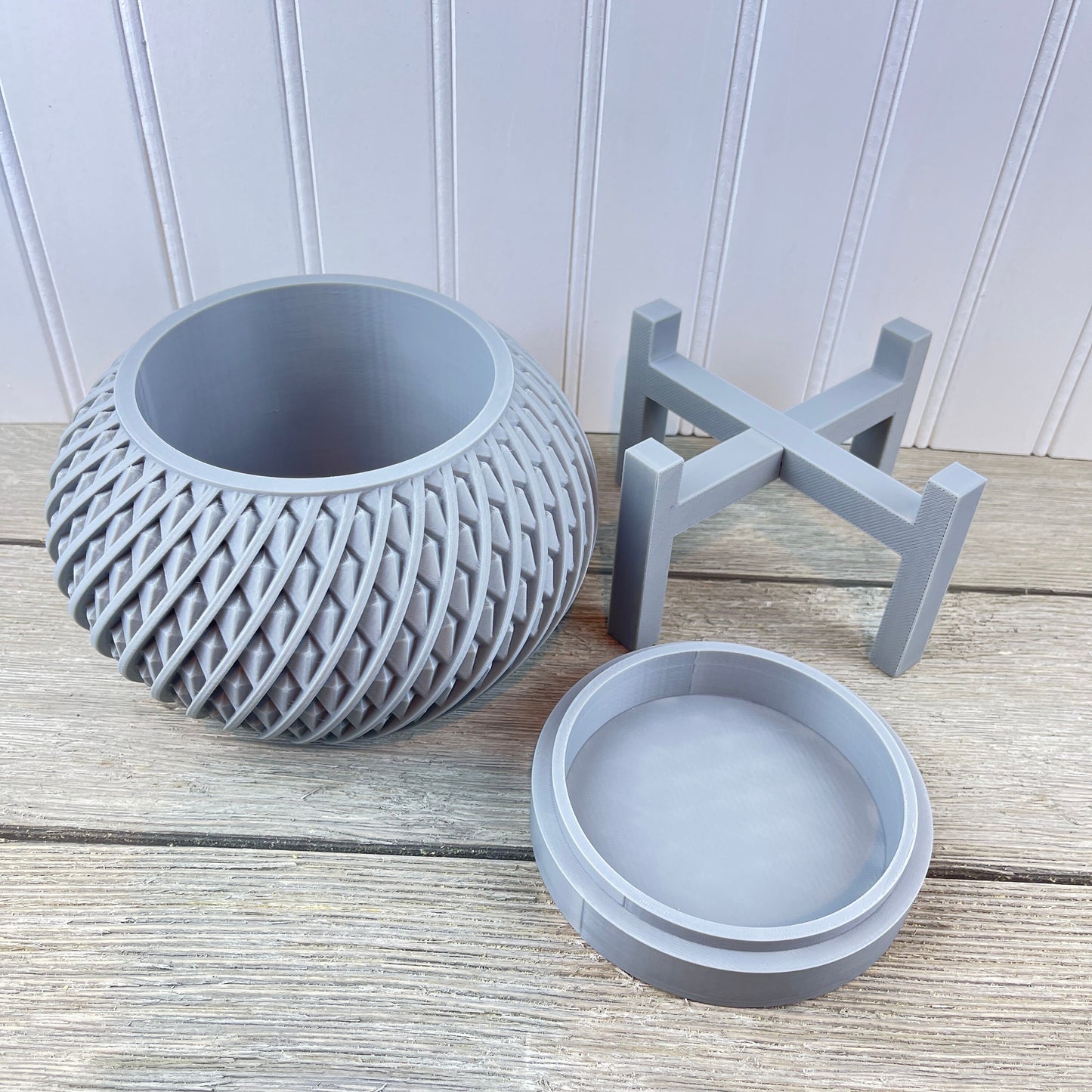 Indoor Flower Pot, The Kio Planter Pot, Flower Pot, Planter Tray and Stand, Plant Pot for Houseplants, Modern Home Decor, Eco-Friendly