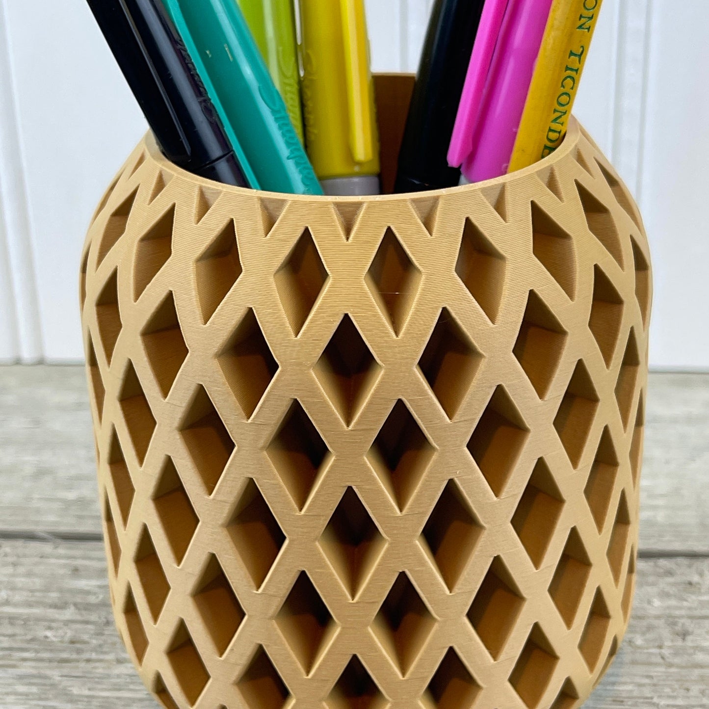 The Atila Pen Holder, Pencil Holder, Pen Cup, Desk Organizer