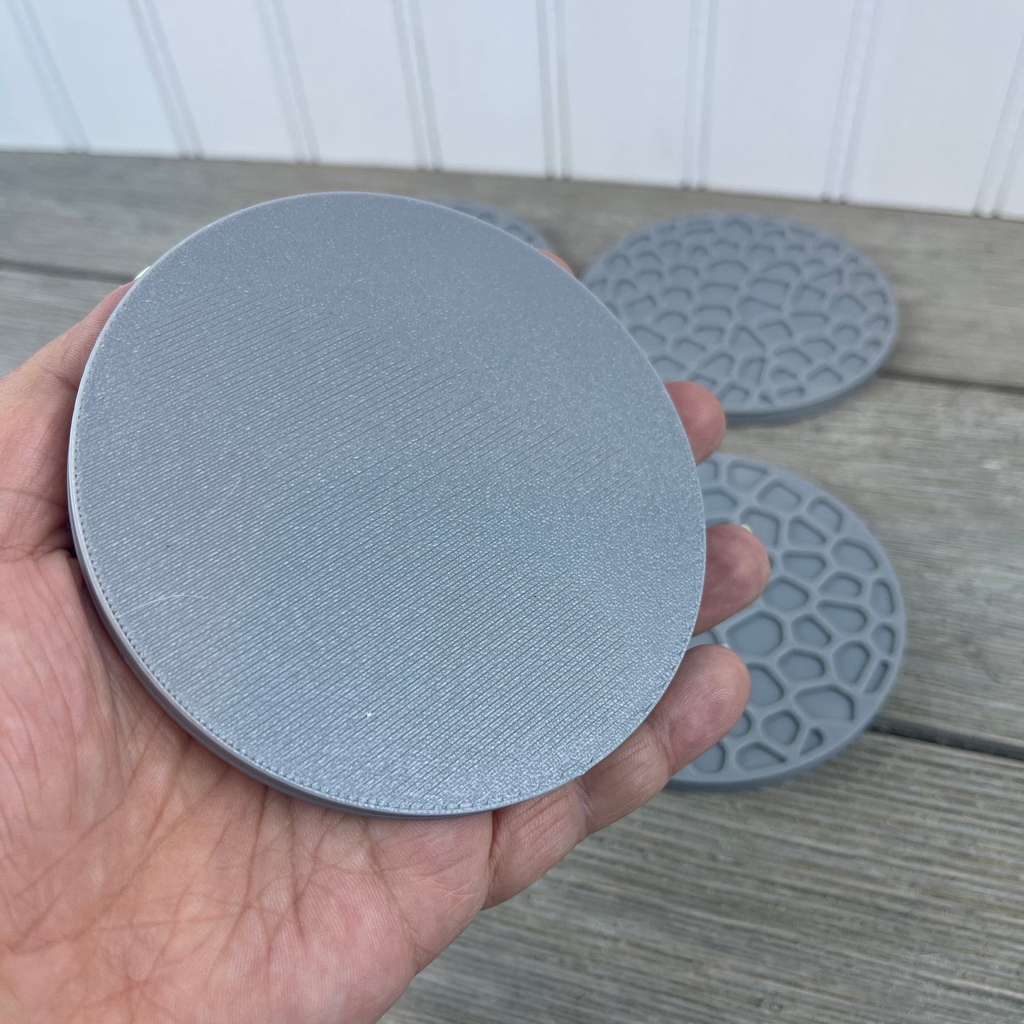 Voronoi Coaster Set, Drink Coasters, Set of 4, Modern Coaster Set