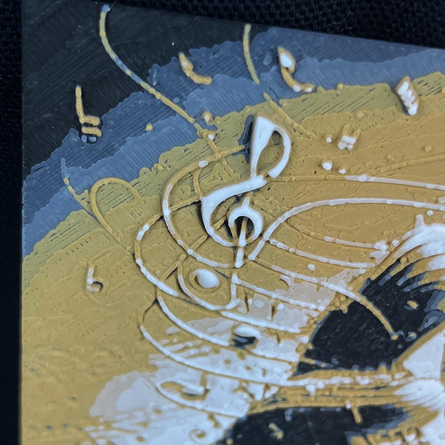 Music Hand Wall Art, Musician Art, Music Lover,  Wall Art, Textured Art