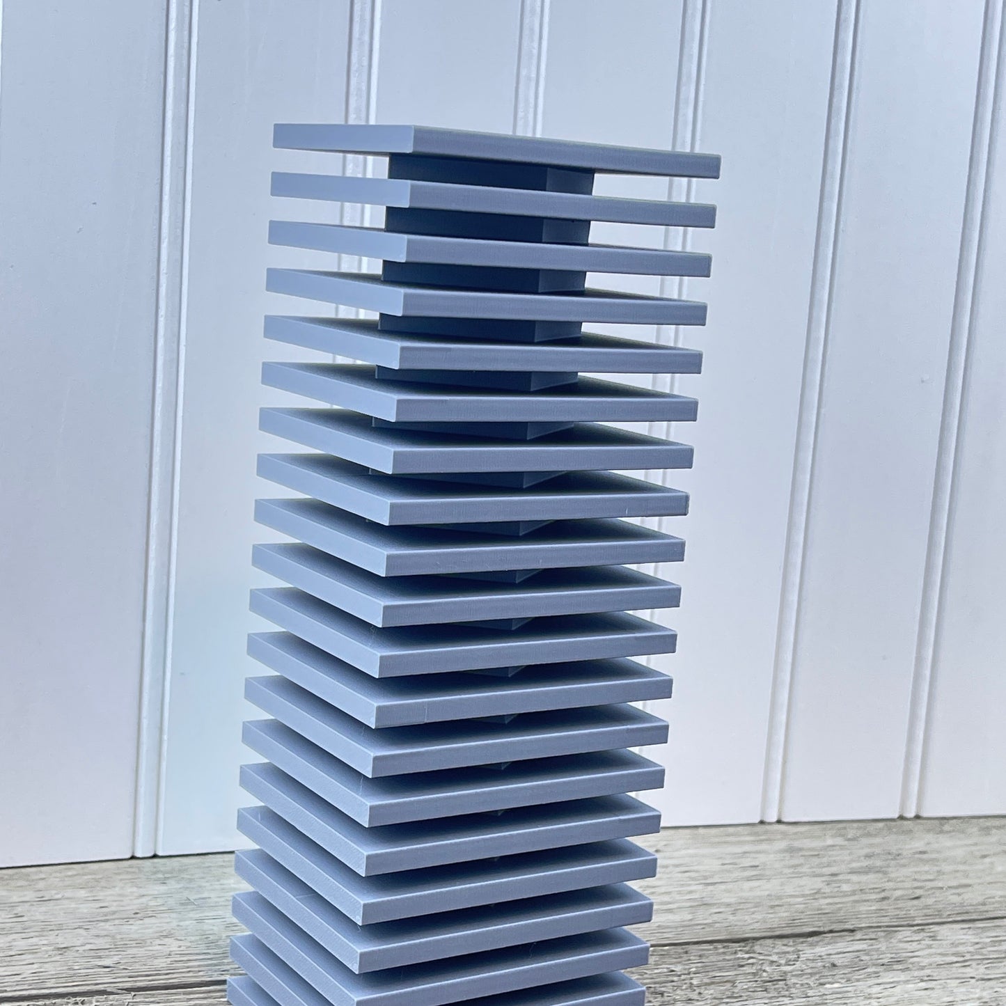 Unique Stacked Vase, The Nado Vase, Flower Vase, Wavy Design, Dried Flowers, Modern Home Decor, 8”, Eco-Friendly