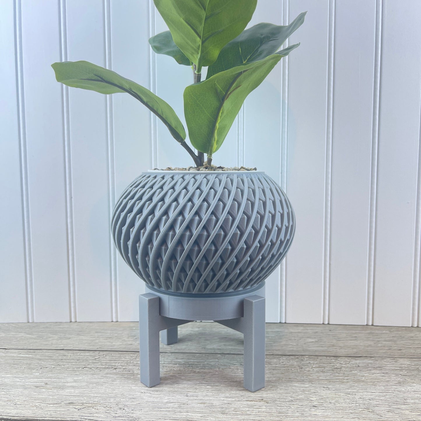 Indoor Flower Pot, The Kio Planter Pot, Flower Pot, Planter Tray and Stand, Plant Pot for Houseplants, Modern Home Decor, Eco-Friendly