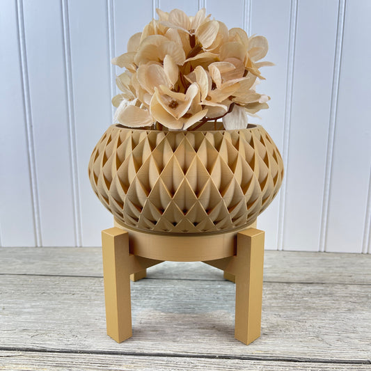 3D Planter Pot, The Cinor Planter, Indoor Flower Pot. Succulent Cactus Monstera Plants, Ecofriendly