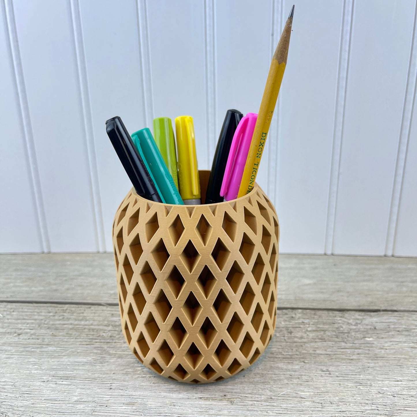The Atila Pen Holder, Pencil Holder, Pen Cup, Desk Organizer