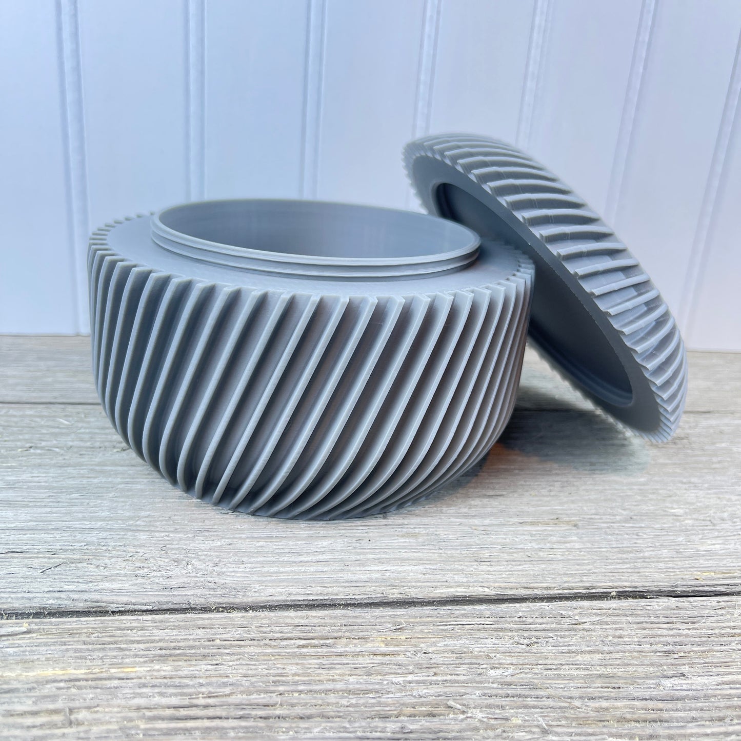 Lidded Storage Bin, The Toka Storage Container, Desk Organizer, Office Storage, Modern Storage Bin, Eco-friendly