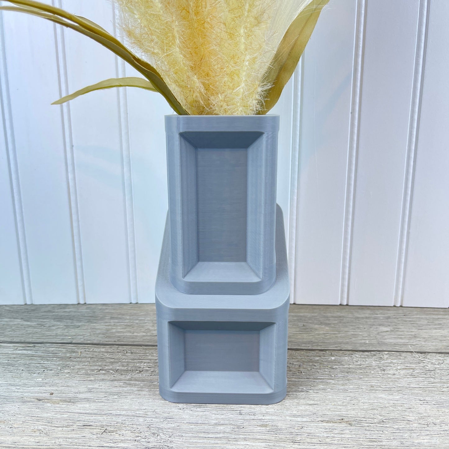 The Cano Vase, Flower Vase, Dried Flowers, Preserved Flowers, Architectural, 7”