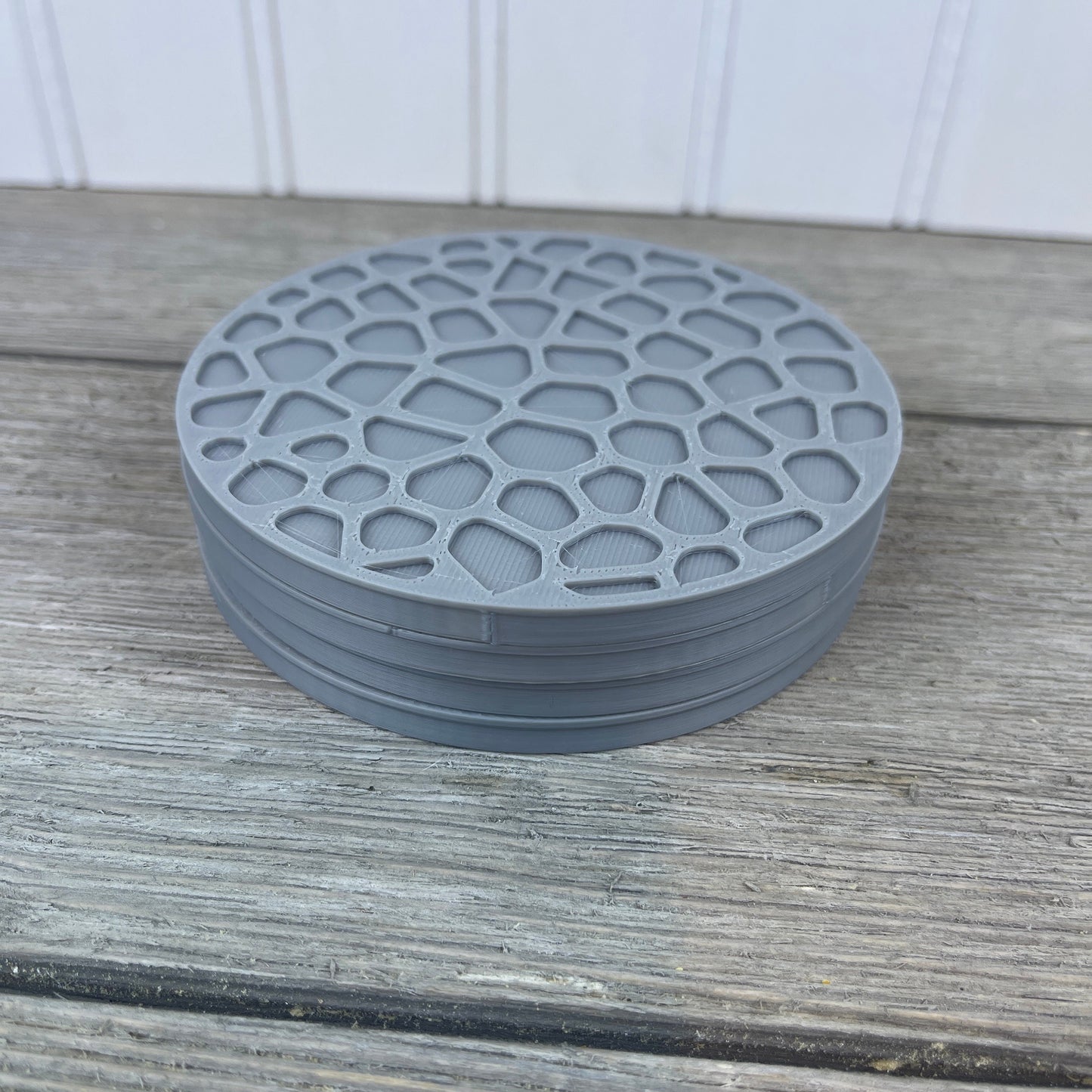 Voronoi Coaster Set, Drink Coasters, Set of 4, Modern Coaster Set