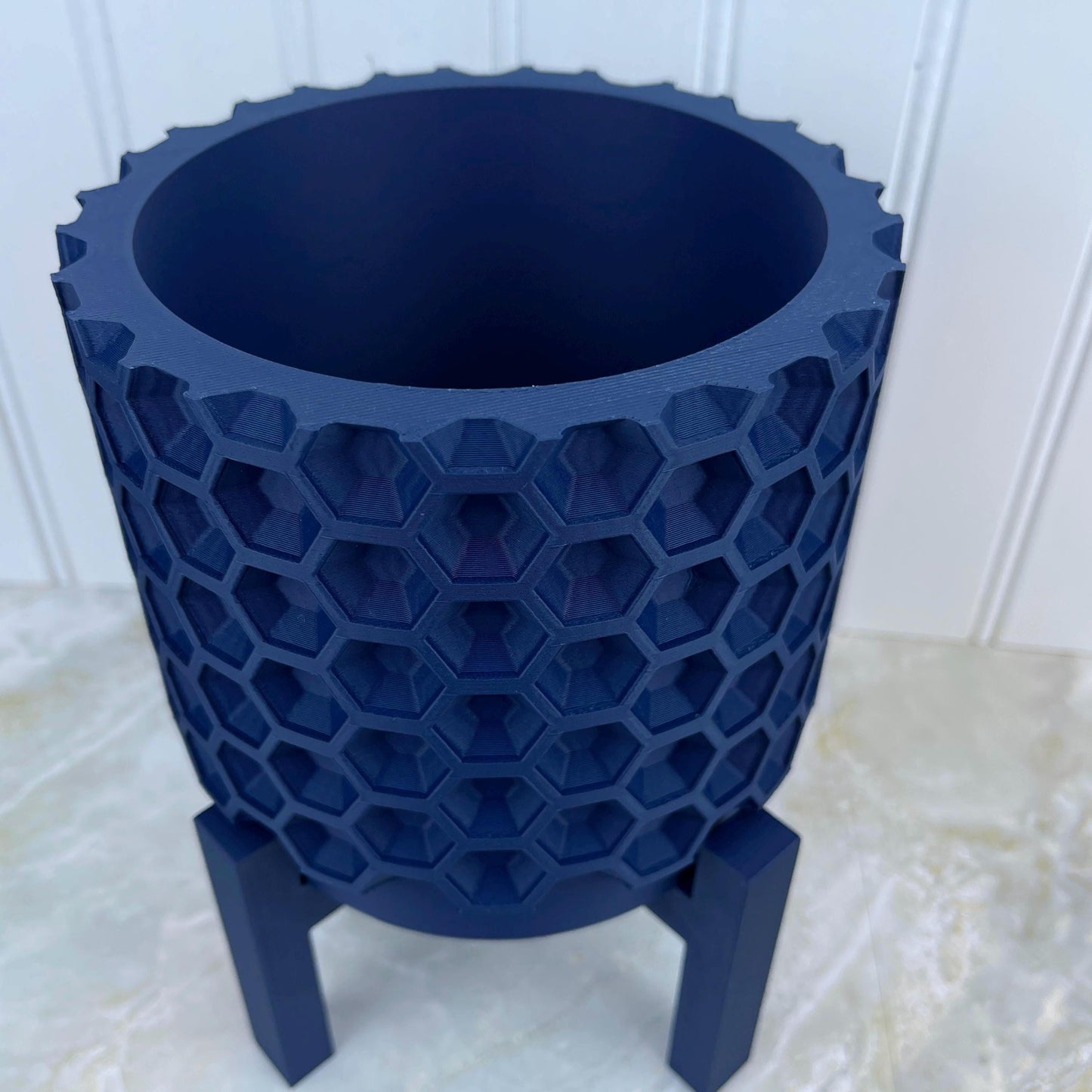 Modern Indoor Flower Pot, The Armos Planter Pot with Drainage Tray & Stand,  Planter, Modern Unique Home Decor