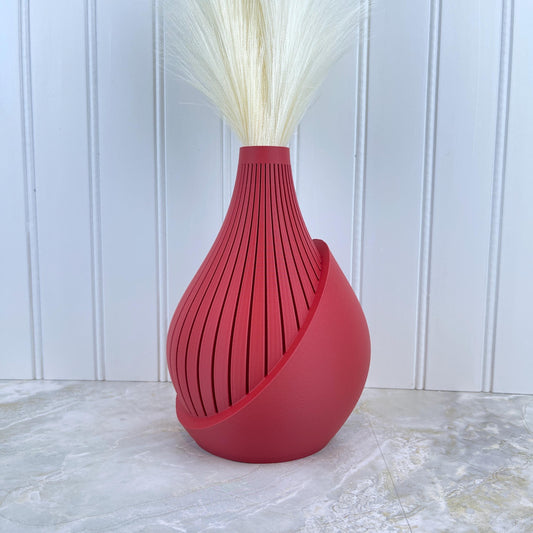 Modern  Vase, The Yovi Vase, Flower Vase, Dried Flowers, Bookshelf Table Decor, Plant Lovers, Multiple Colors