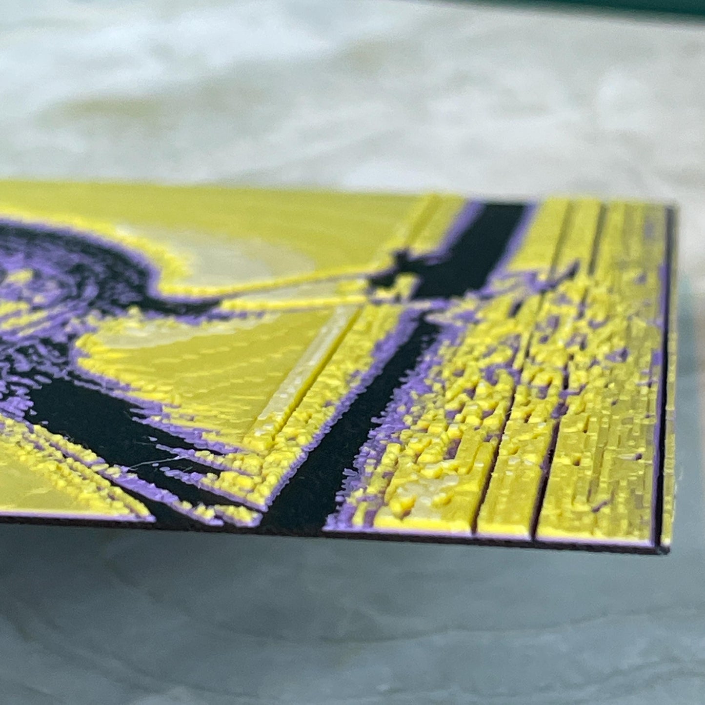 Uniquely Colored Bird Wall Art,  Art, Bird Lover, Playful Bird, Textured Art, Hueforge Art