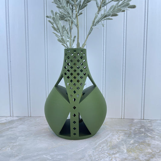 Modern  Vase, The Arin Vase, Flower Vase, Dried Flowers, Bookshelf Table Decor, Plant Lovers, Multiple Colors
