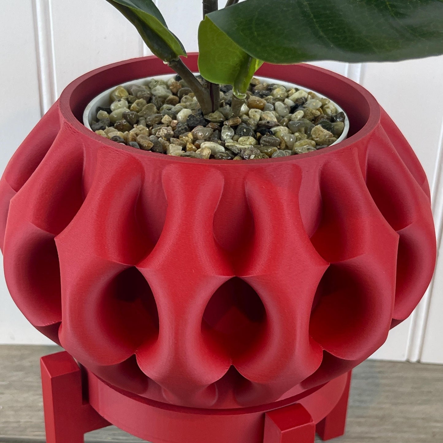 Modern Indoor Flower Pot, Xiomu Planter Pot, Flower Pot, Houseplants, Indoor Planter w/ Drainage Tray, , Ecofriendly