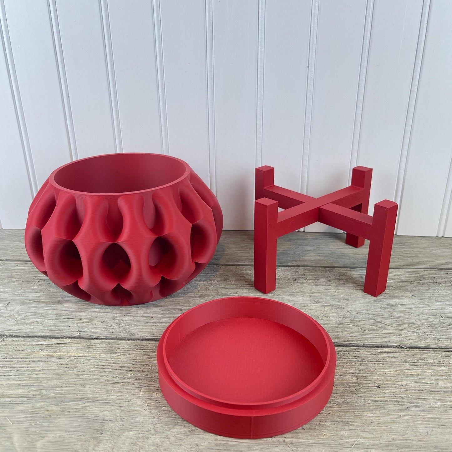 Modern Indoor Flower Pot, Xiomu Planter Pot, Flower Pot, Houseplants, Indoor Planter w/ Drainage Tray, , Ecofriendly