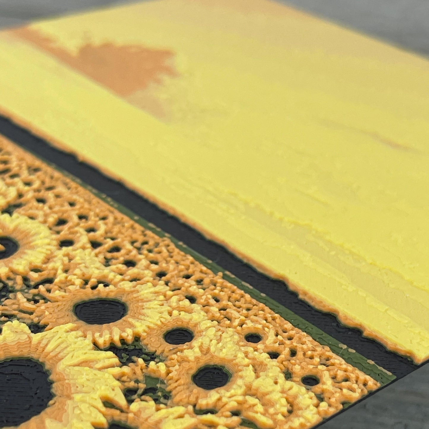 Sunflower  Wall Art, Field of Sunflowers, Textured Art