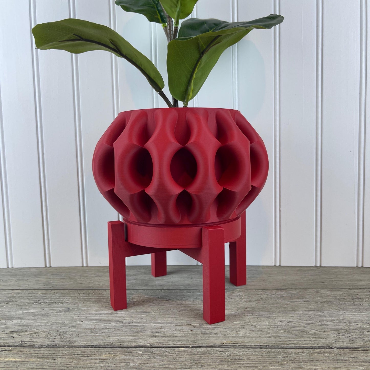 Modern Indoor Flower Pot, Xiomu Planter Pot, Flower Pot, Houseplants, Indoor Planter w/ Drainage Tray, , Ecofriendly