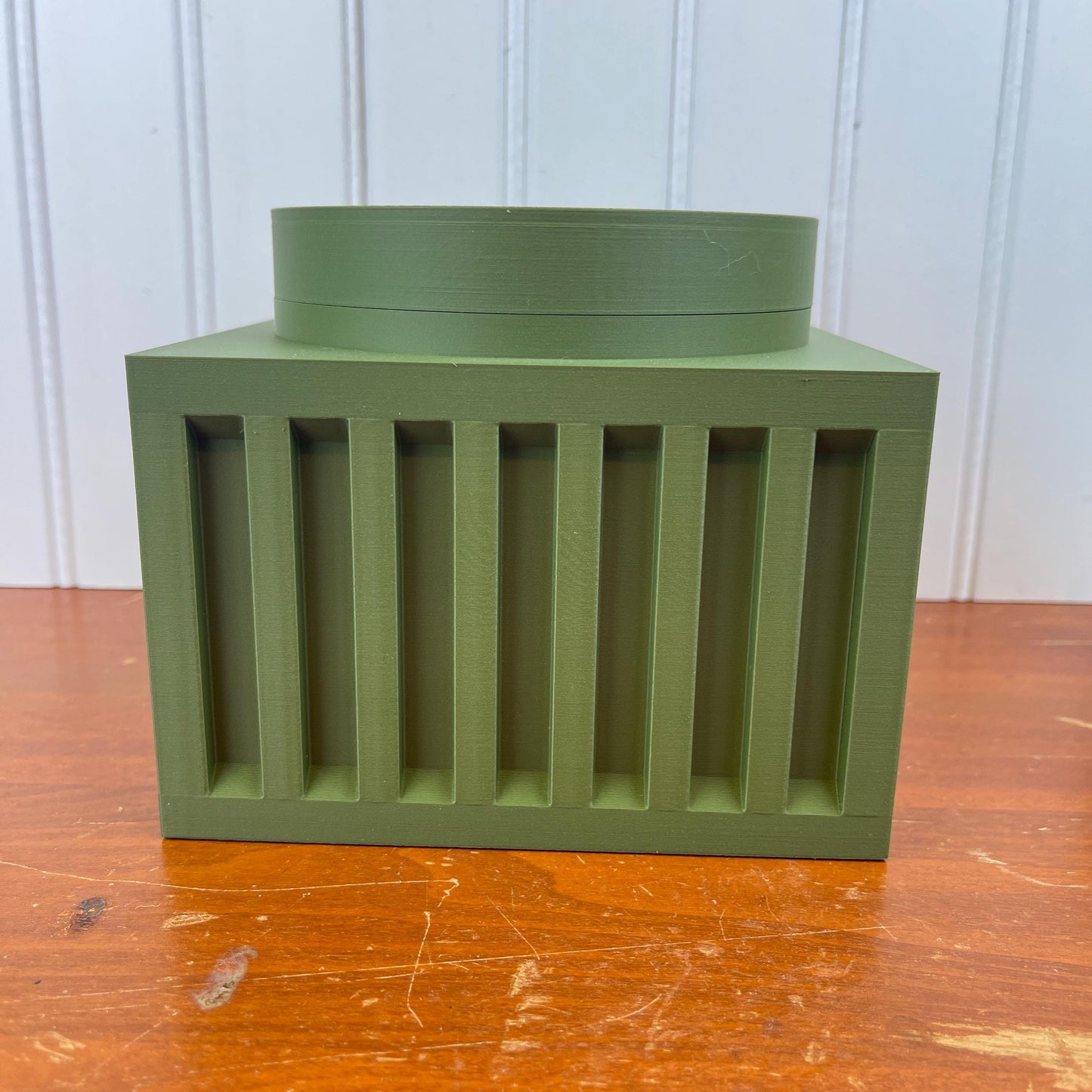 Modern Unique Indoor Flower Pot, Larix Planter Pot, Houseplants, Indoor Planter w/ Drainage Hole and Drip Tray, , Ecofriendly