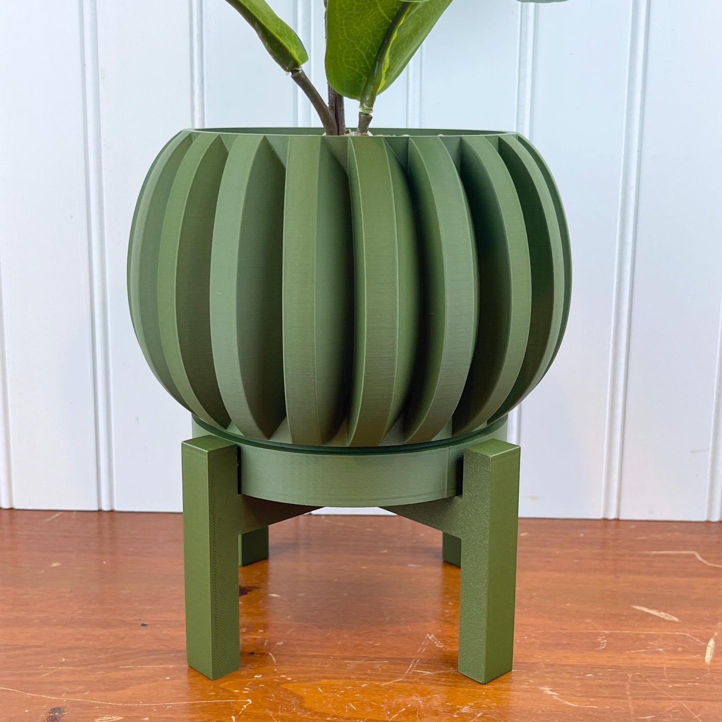 Modern Unique Indoor Flower Pot, Jone Planter Pot, Houseplants, Indoor Planter w/ Drainage Hole and Drip Tray, , Ecofriendly