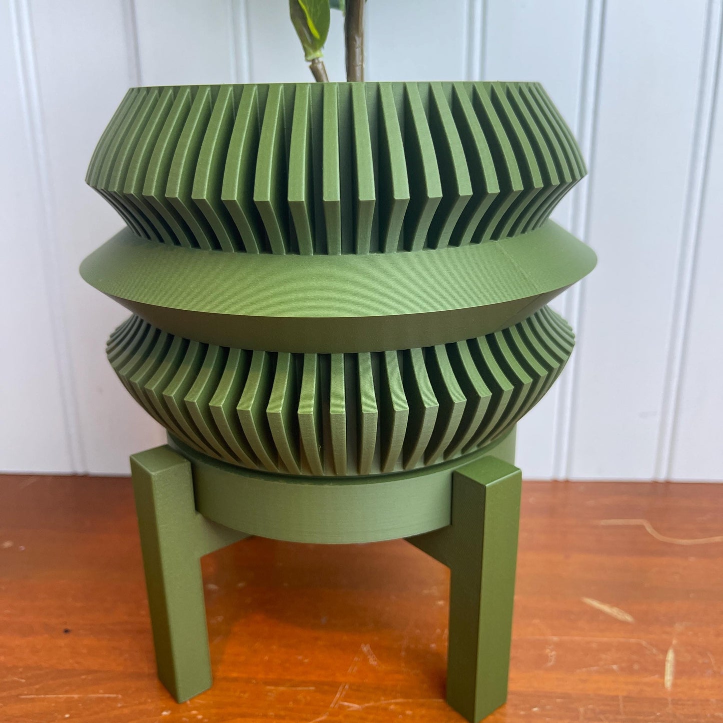 Modern Indoor Flower Pot, Uldol Planter Pot,  Indoor Planter w/ Drainage Hole and Drip Tray, Houseplants, Ecofriendly