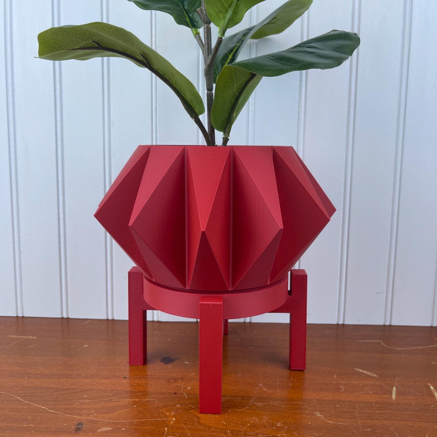 Unique Modern Indoor Flower Pot, Koni Planter Pot, Houseplants, Indoor Planter w/ Drainage Hole and Drip Tray, , Ecofriendly