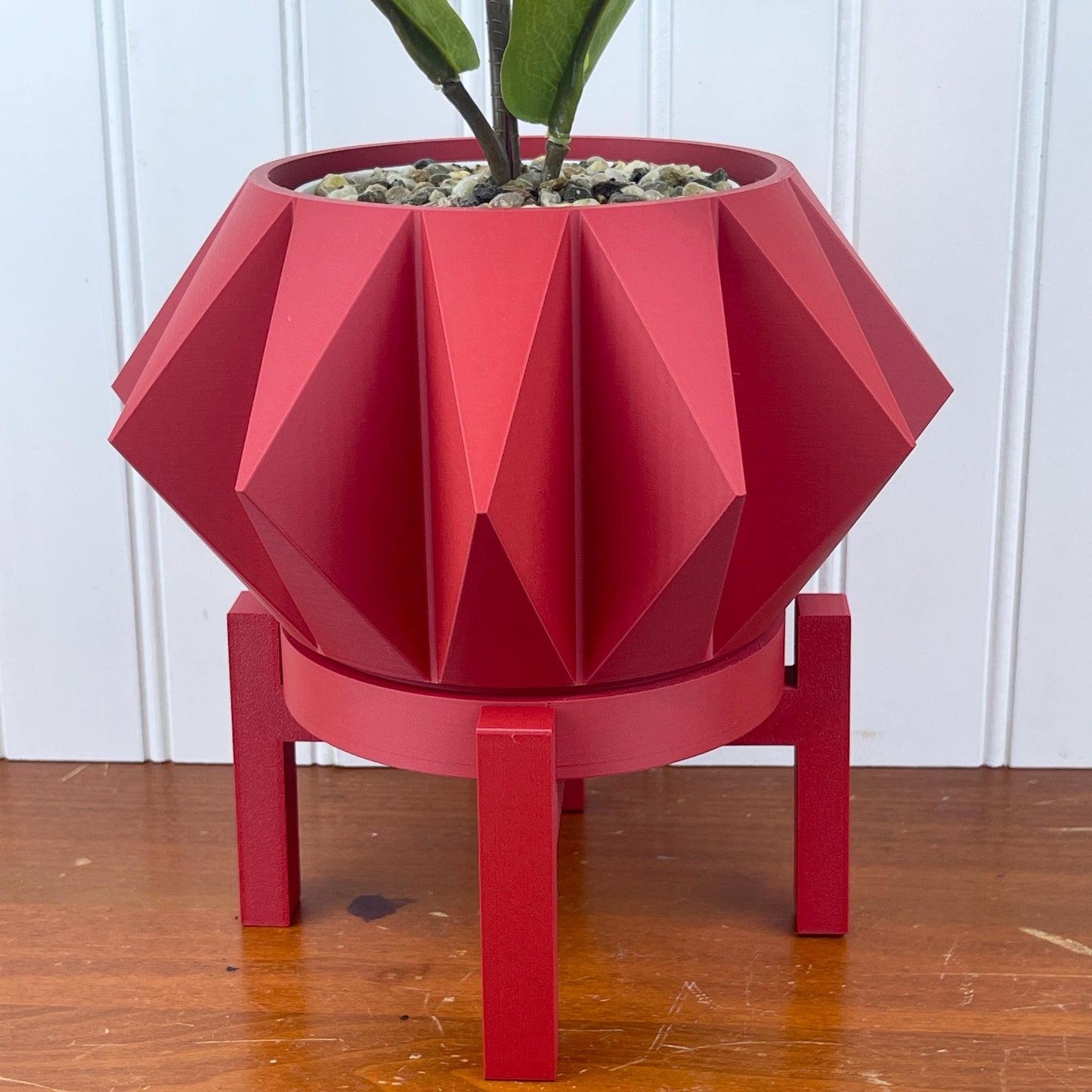 Unique Modern Indoor Flower Pot, Koni Planter Pot, Houseplants, Indoor Planter w/ Drainage Hole and Drip Tray, , Ecofriendly