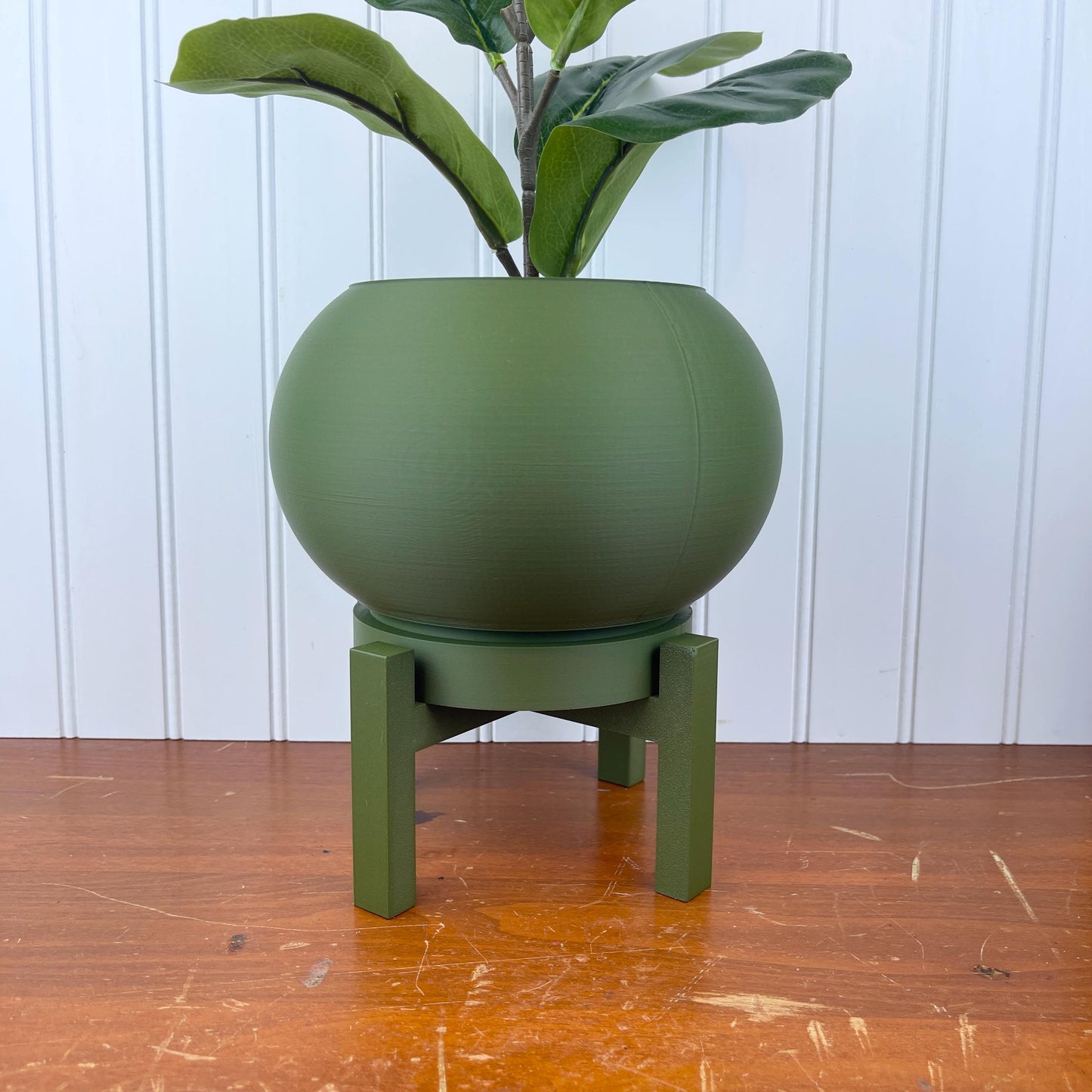 Modern Indoor Flower Pot, Rono Simple Planter Pot, Houseplants, Indoor Planter w/ Drainage Hole and Drip Tray, Eco-Friendly