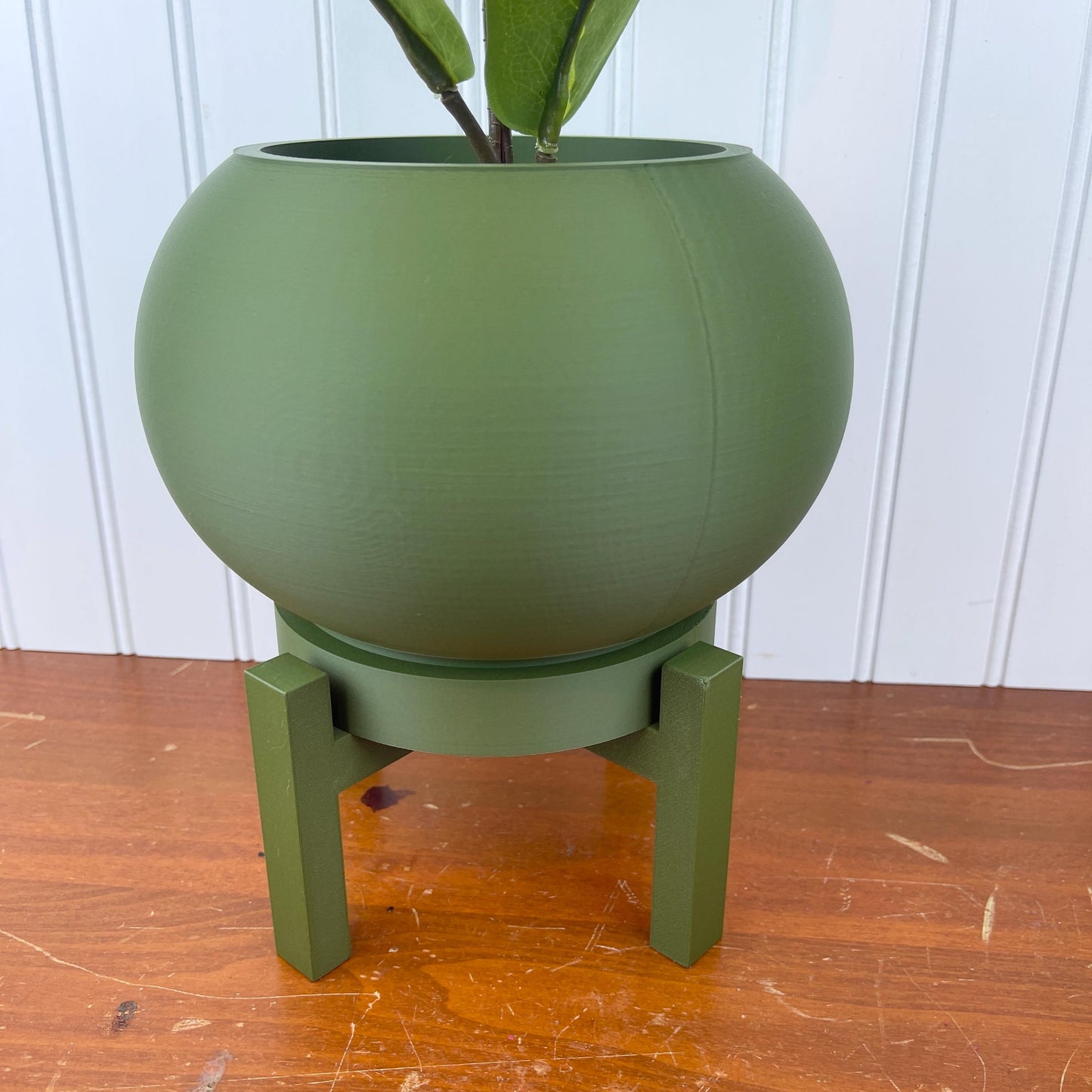 Modern Indoor Flower Pot, Rono Simple Planter Pot, Houseplants, Indoor Planter w/ Drainage Hole and Drip Tray, Eco-Friendly